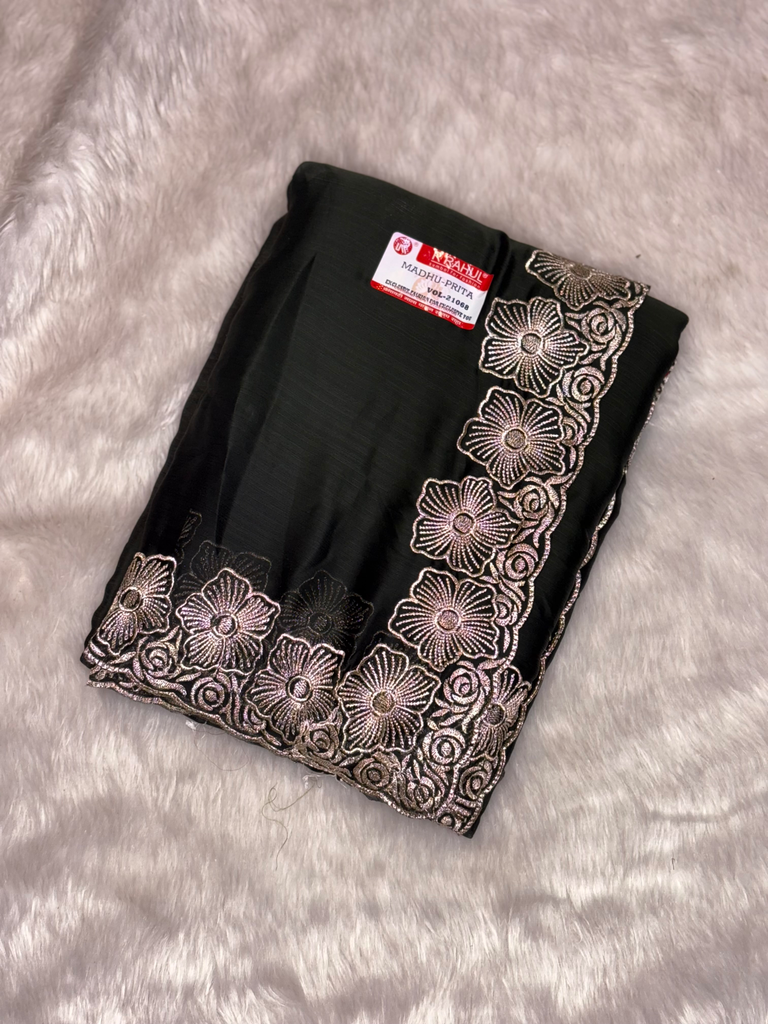 Madhubala dark bottle green