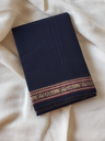 Black narayanpeth  cotton with hati mor border 