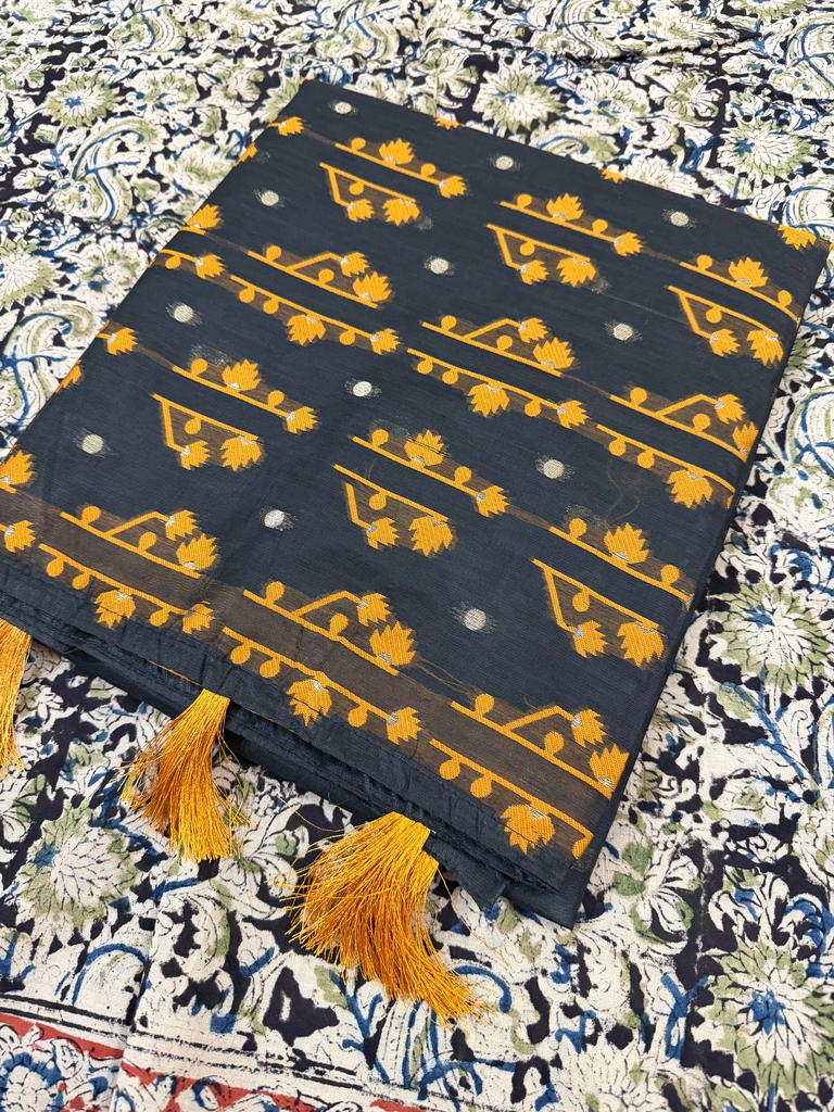 Special black jamdani saree’s