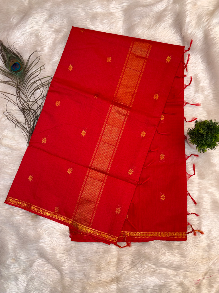 Karna Fool Maheshwari Red