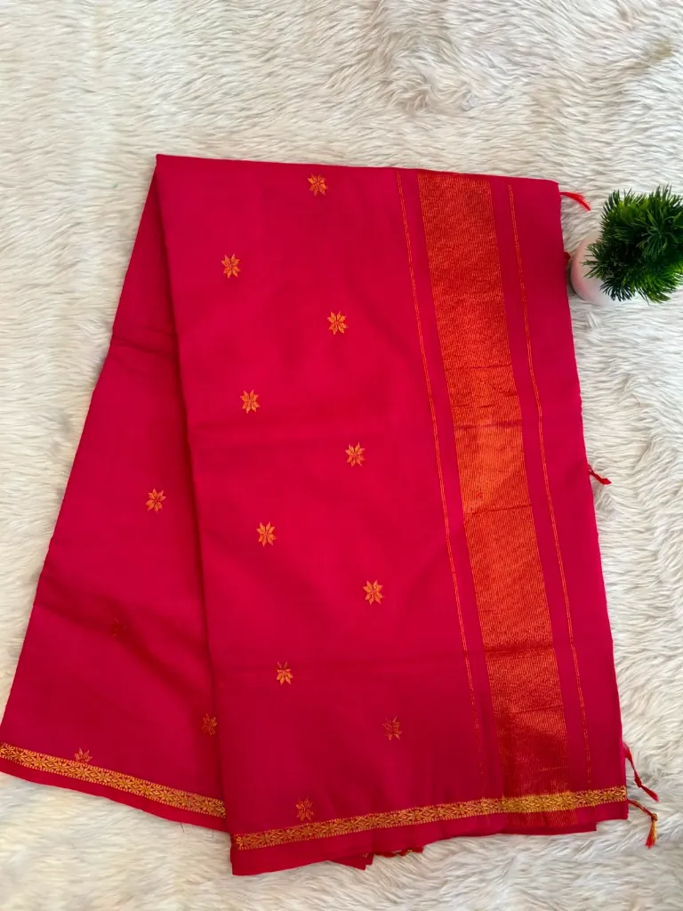 Karna Fool Maheshwari Pink